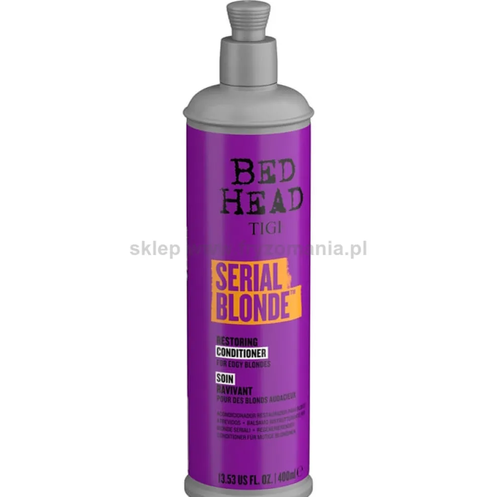 Tigi Bed Head Serial Blonde Restoring Odżywka do włosów zniszczonych blond 400ml