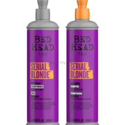 Tigi Bed Head Serial Blonde - zestaw odbudowujący włosy blond i farbowane szampon 400ml i odżywka 400ml