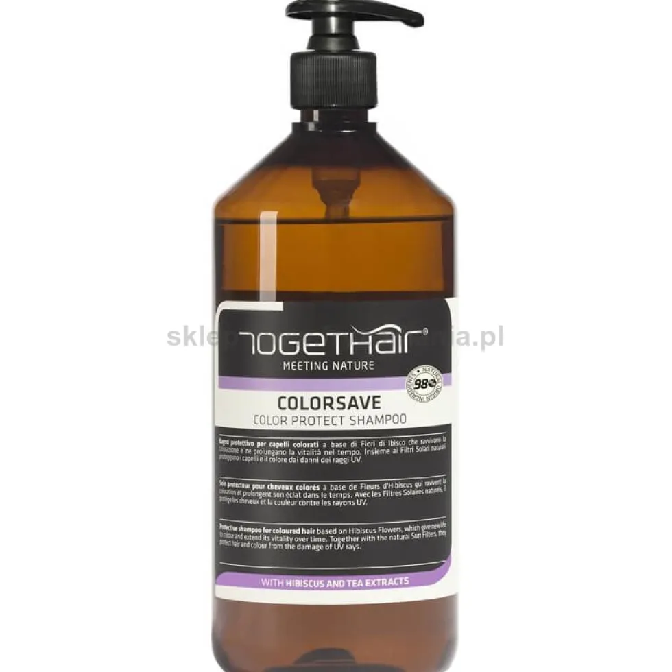 Togethair Colorsave Naturalny szampon do włosów farbowanych 1000ml
