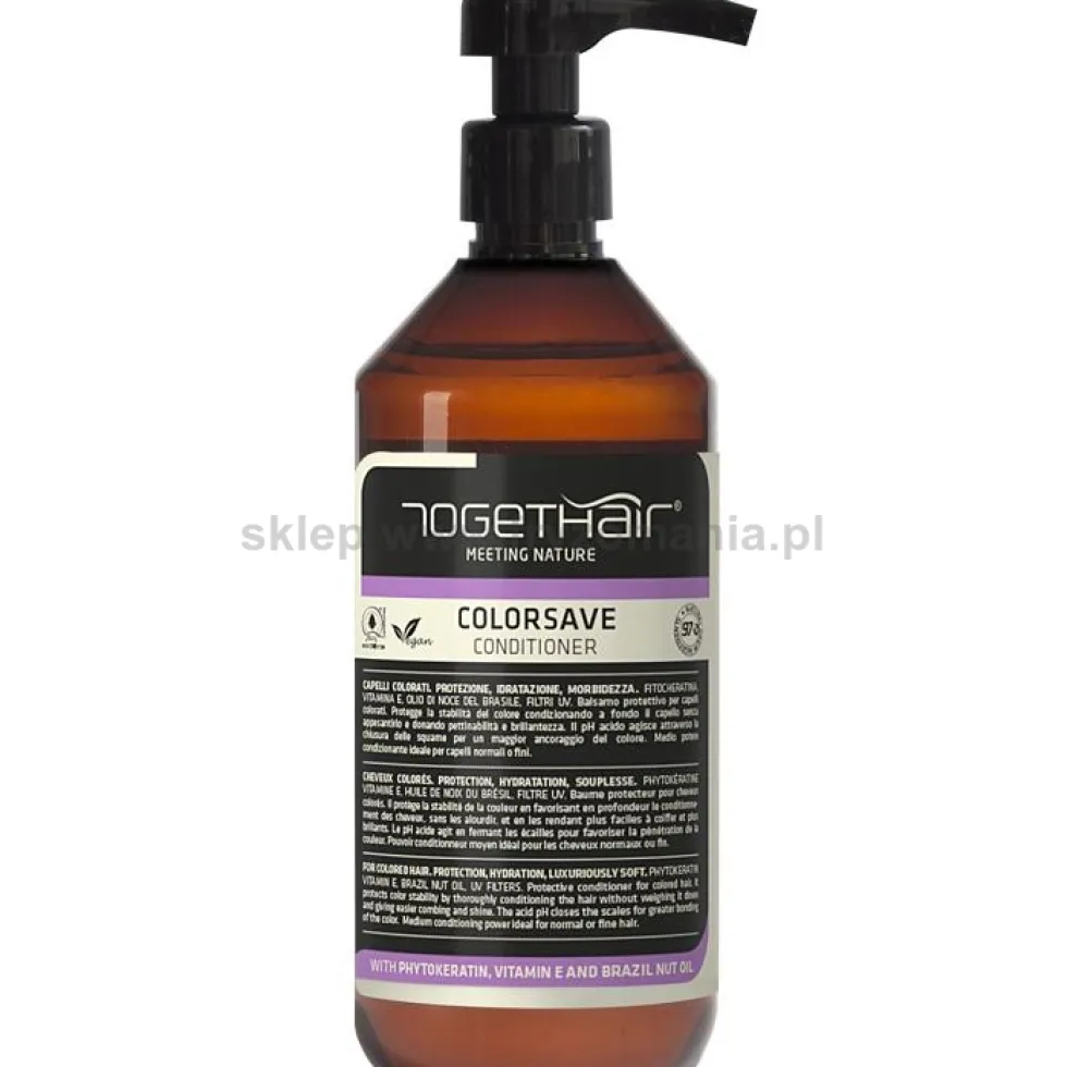 Togethair Colorsave Naturalna odżywka do włosów farbowanych 500ml