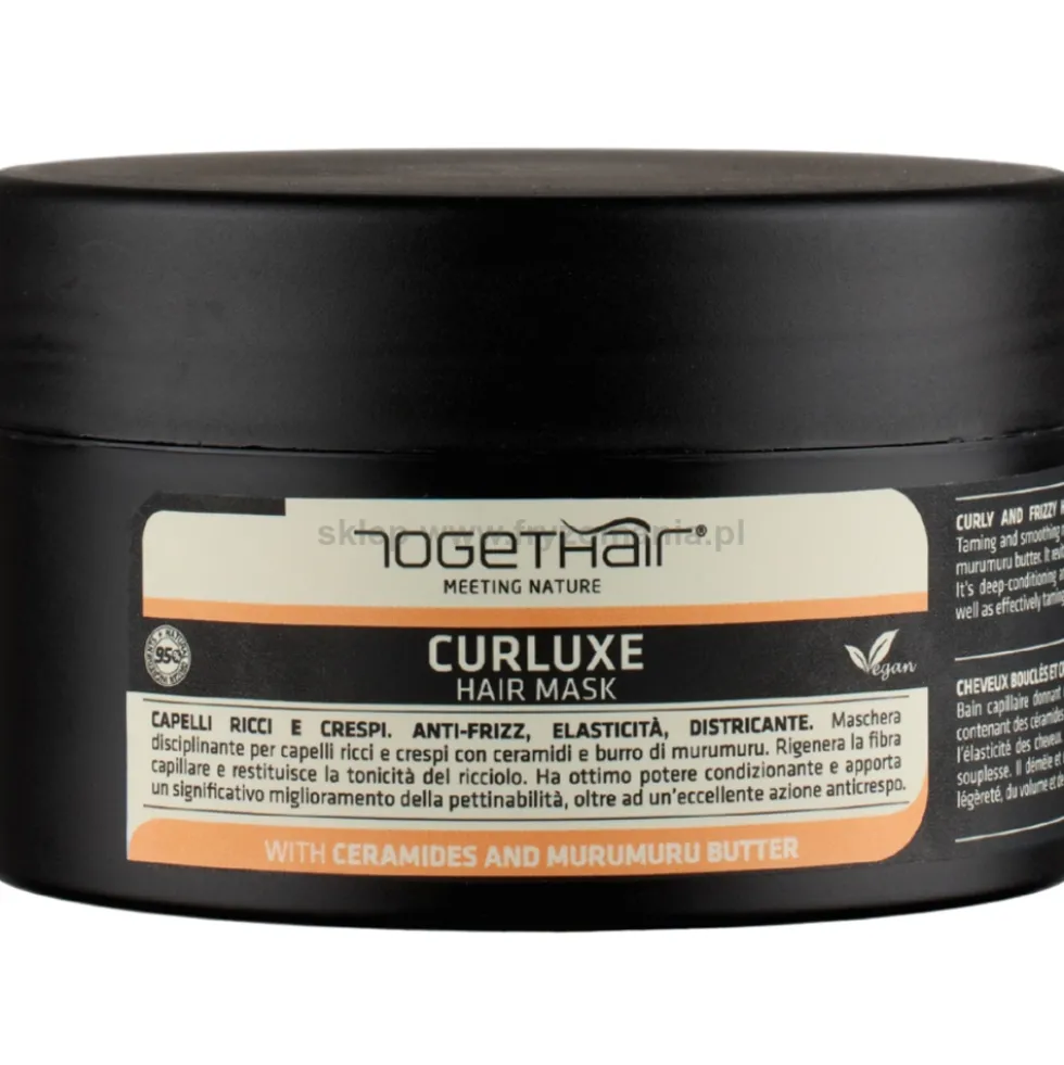 Togethair Curluxe Naturalna maska do włosów kręconych i falowanych 250ml