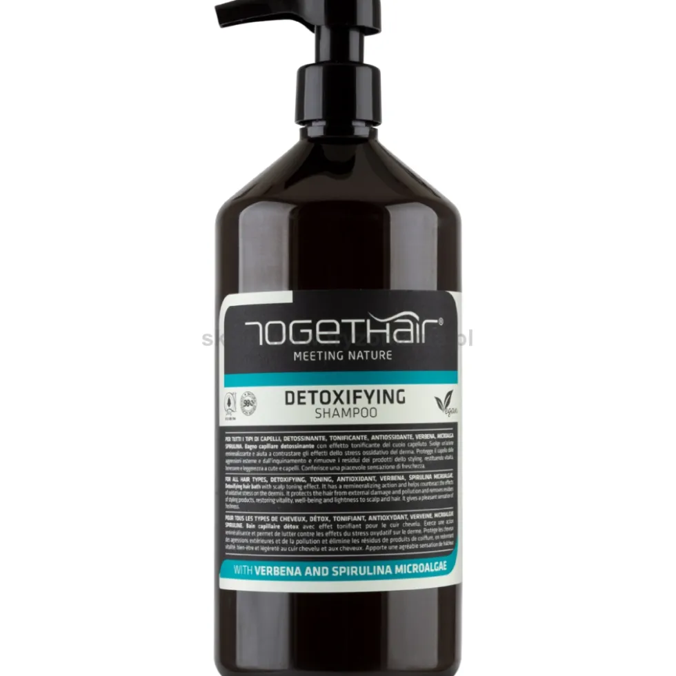 Togethair Detoxifying Szampon oczyszczający do włosów i skóry głowy 1000ml
