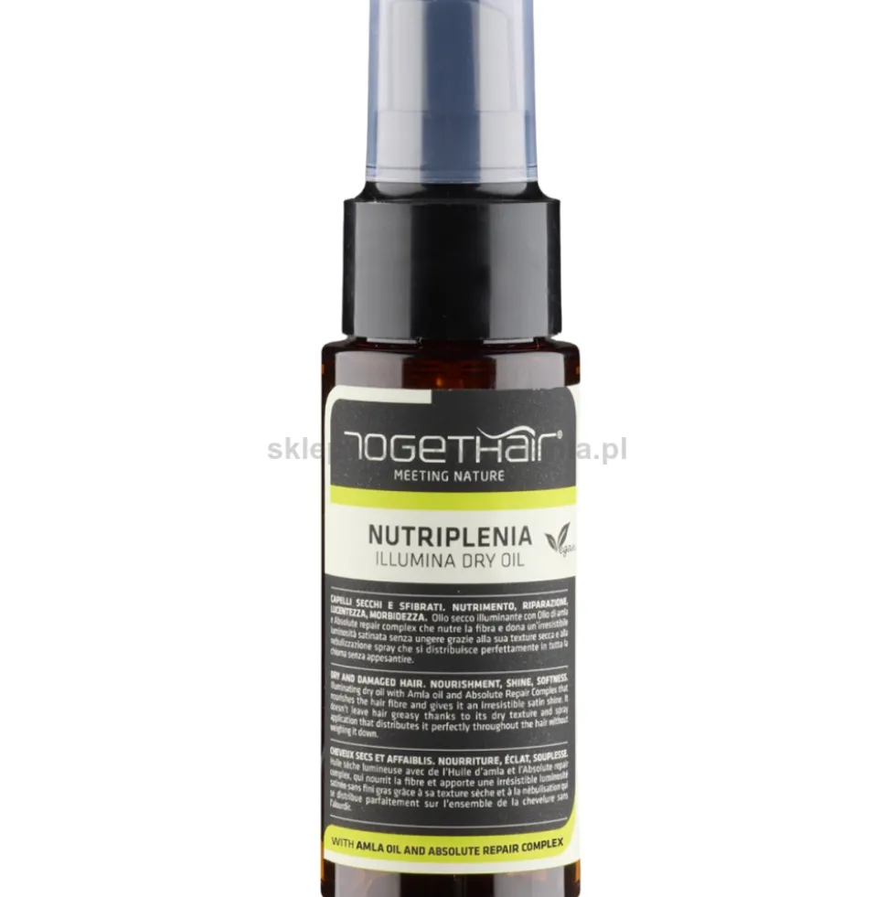 Togethair Nutriplenia Illumina Olejek do włosów suchych i zniszczonych, w sprayu 50ml