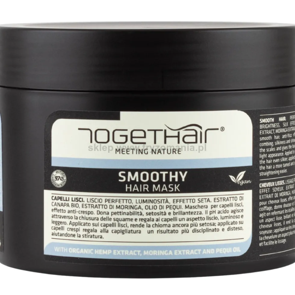 Togethair Smoothy Maska wygładzająca do włosów prostych i puszących się 500ml