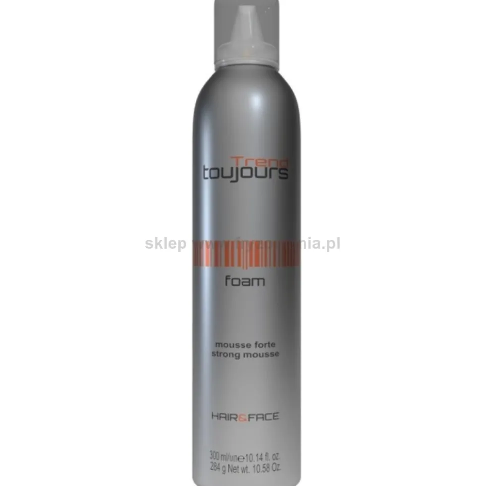 Trend Toujours Hair&Face Foam Strong Mousse Pianka do stylizacji włosów mocna 300ml