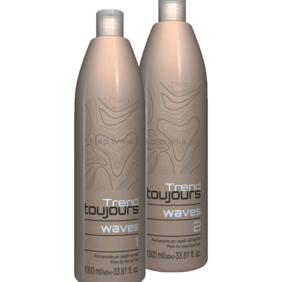 Trend Toujours Waves 1 Normal / 2 Weak Płyn do trwałej ondulacji włosów 1000ml