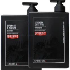 Uppercut Deluxe Strength&Restore - zestaw wzmacniający włosy dla mężczyzn szampon i odżywka 2x1000ml