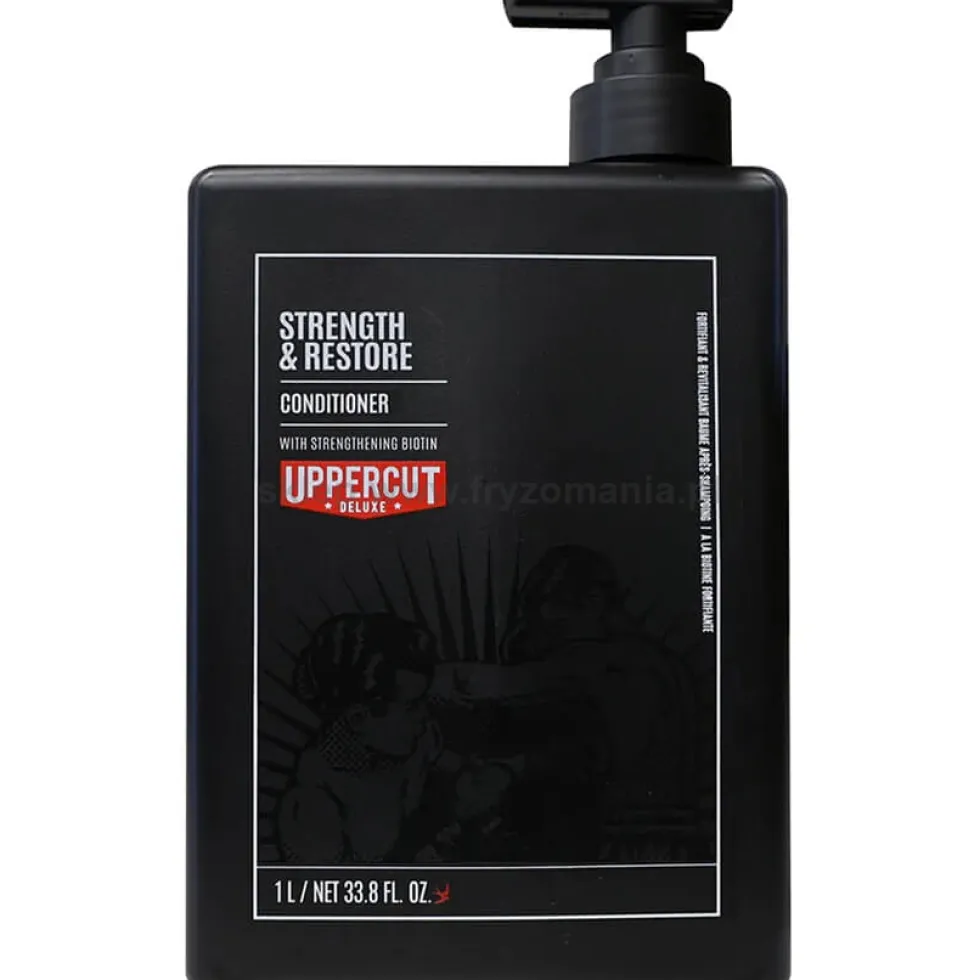 Uppercut Deluxe Strength&Restore - zestaw wzmacniający włosy dla mężczyzn szampon i odżywka 2x1000ml