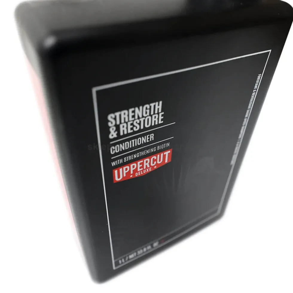 Uppercut Deluxe Strength&Restore - zestaw wzmacniający włosy dla mężczyzn szampon i odżywka 2x1000ml