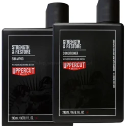 Uppercut Deluxe Strength&Restore - zestaw wzmacniający włosy dla mężczyzn szampon i odżywka 2x240ml