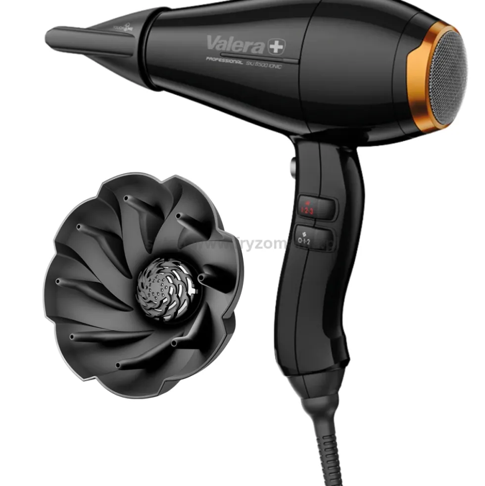Valera 8500 Ionic RotoCord Suszarka do włosów z jonizacją, night black 2000W