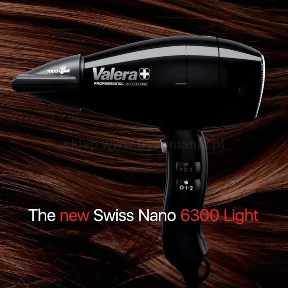 Valera Swiss Nano 6300 Light Suszarka do włosów z jonizacją 2000W, ultracicha