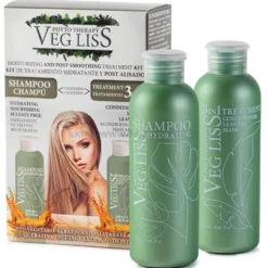 Veg Liss zestaw po keratynowym prostowaniu włosów szampon i odżywka 2x250ml