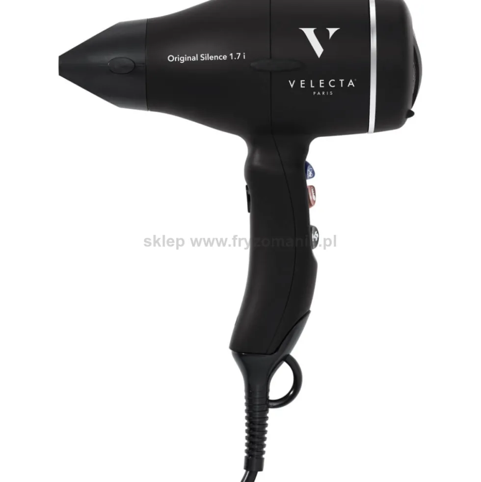 Velectra Original Silence 1.7i Suszarka do włosów z jonizacją, bardzo cicha 62dB 1740W