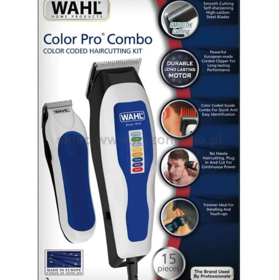 Wahl Home Color Pro Combo, zestaw maszynka + trymer do strzyżenia włosów i brody