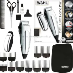 Wahl Home Deluxe Chrome Pro, zestaw maszynka + trymer do strzyżenia włosów i brody