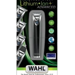 Wahl Home Lithium Ion+ Advanced, trymer wielofunkcyjny do strzyżenia z wymiennymi głowicami, bezprzewodowy