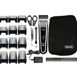 Wahl Home Lithium Pro 1901, maszynka do strzyżenia z wyświetlaczem LCD, bezprzewodowa