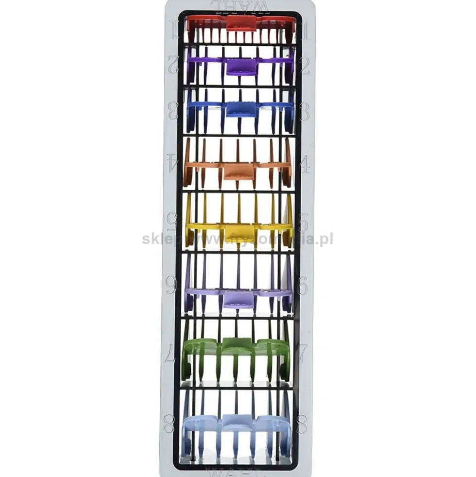 Wahl Komplet plastikowych nasadek do maszynek TAPER (wszystkie modele) MAGIC CLIP, ICON, LEGEND, BALDING(3,6,10,13,16,19,22,25 mm)