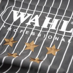Wahl 5-star Peleryna w białe paski do salonu fryzjerskiego i barberskiego