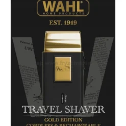 Wahl 3615 Travel Shaver Gold Edition Golarka do brody i włosów, bezprzewodowa