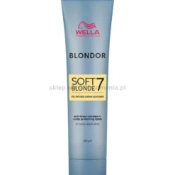 Wella Professionals Blondor Soft Blonde 7 Rozjaśniacz do włosów w kremie 200g