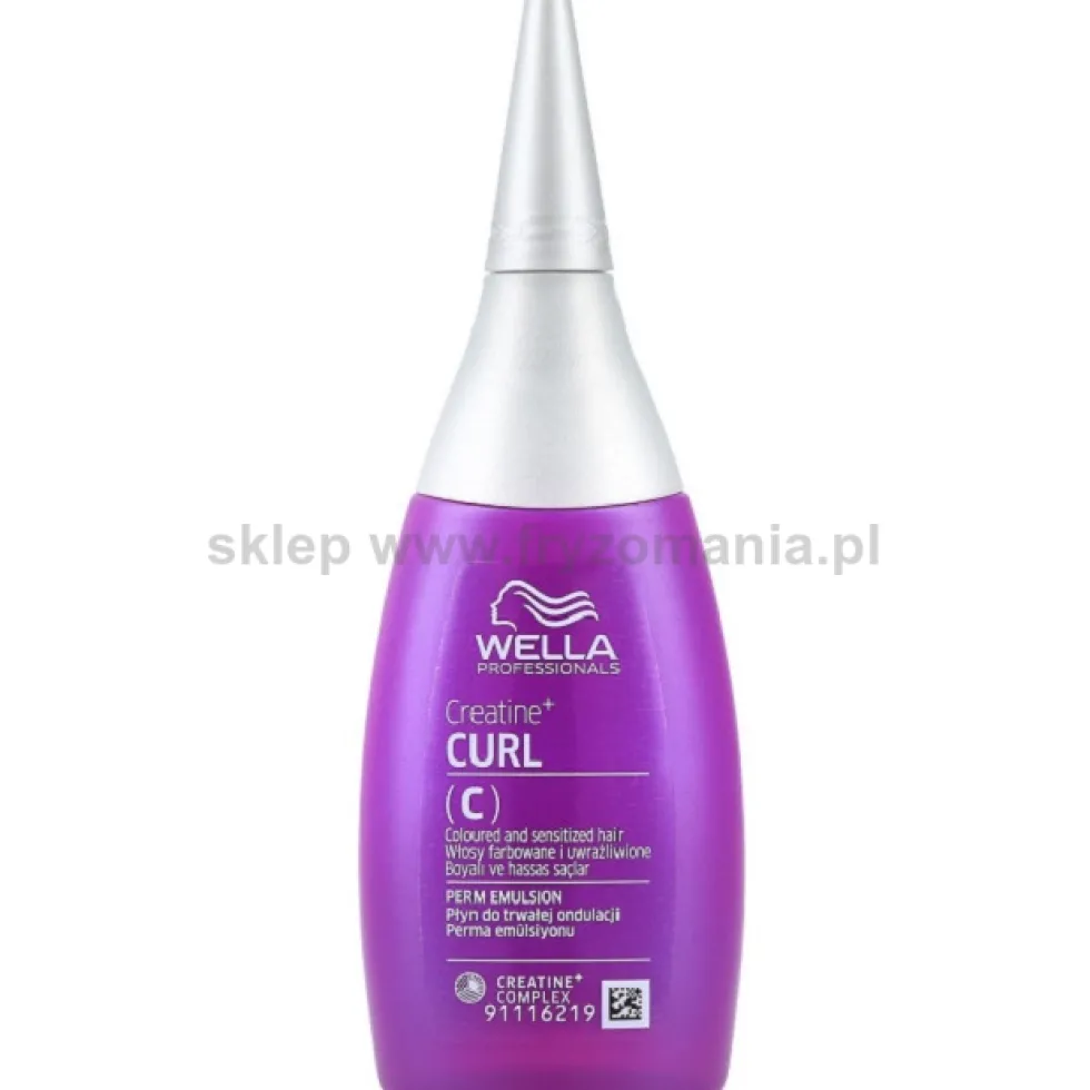 Wella Professionals Creatine+ Curl C - trwała do włosów farbowanych i uwrażliwionych 75ml