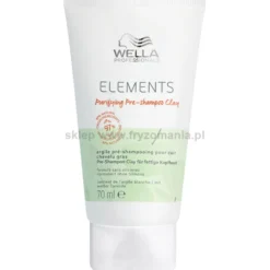 Wella Professionals Elements Purifying Glinka oczyszczająca przed szamponem, do tłustej skóry głowy 70ml