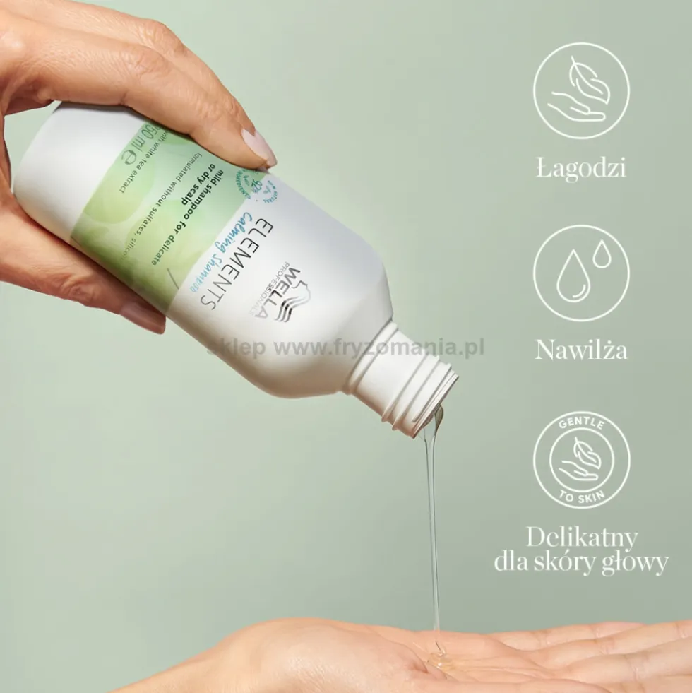 Wella Professionals Elements Calming Szampon kojący do wrażliwej i suchej skóry głowy 500ml