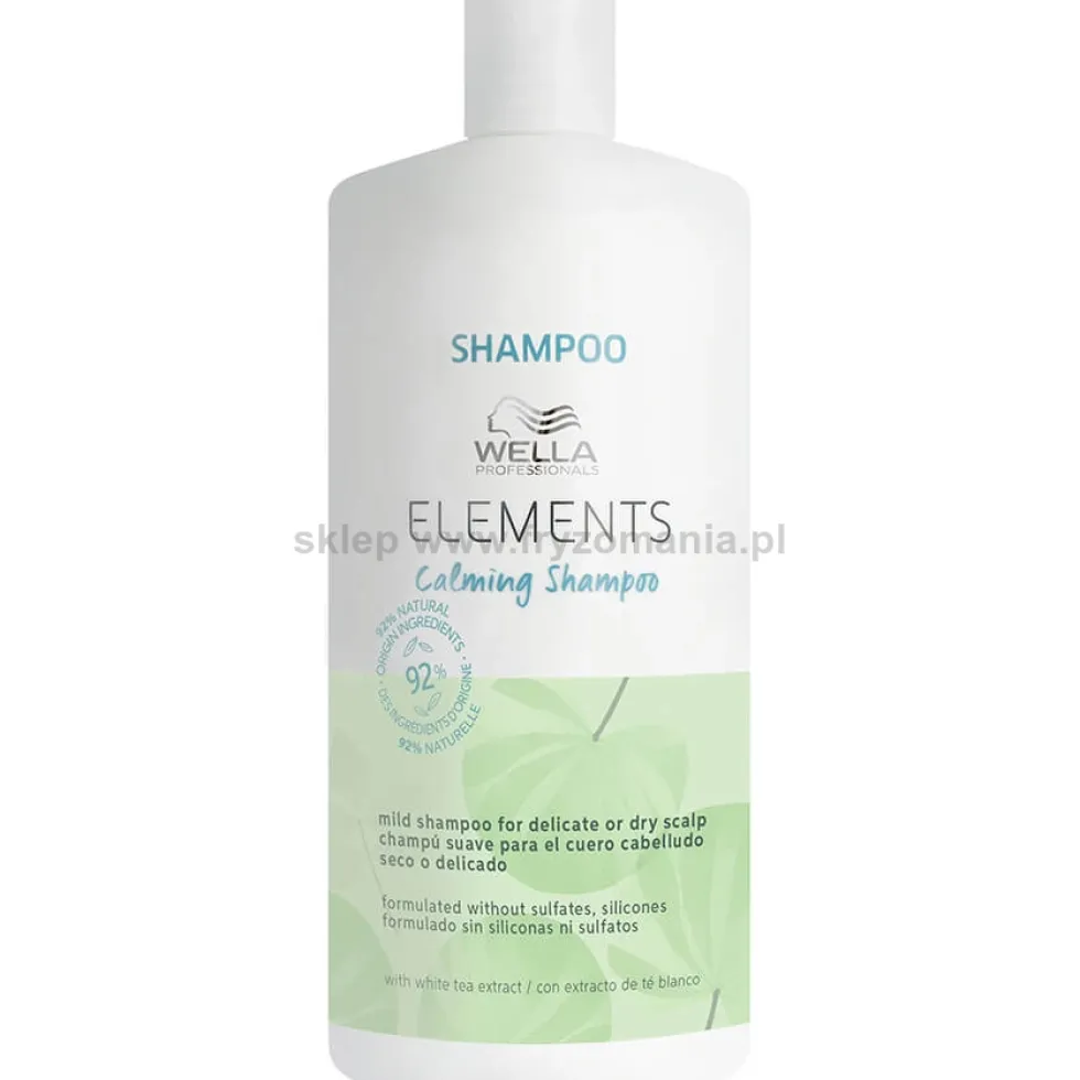 Wella Professionals Elements Calming Szampon kojący do wrażliwej i suchej skóry głowy 500ml