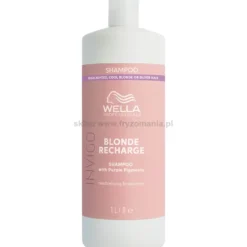 Wella Professionals Invigo Blonde Recharge Szampon do włosów blond i siwych 1000ml