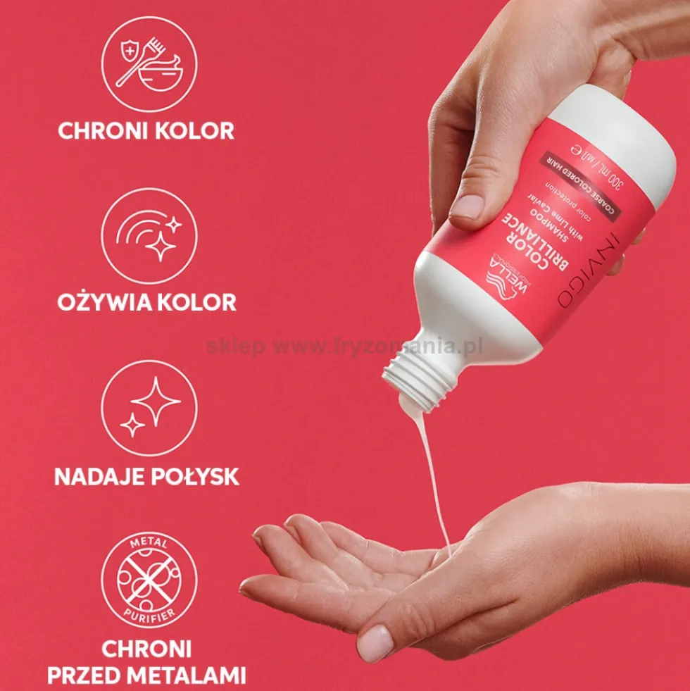 Wella Professionals Invigo Color Brilliance Coarse Szampon do włosów farbowanych, grubych 1000ml