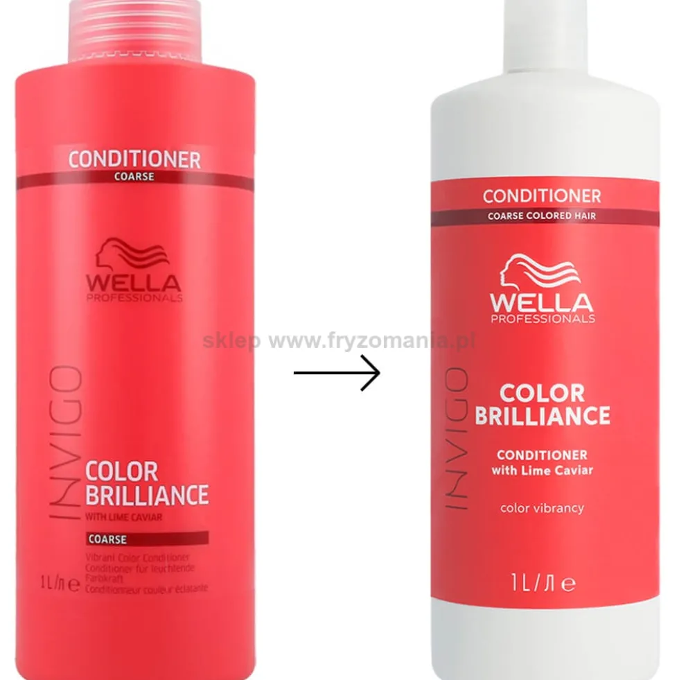 Wella Professionals Invigo Color Brilliance Coarse Odżywka do włosów farbowanych, grubych 1000ml
