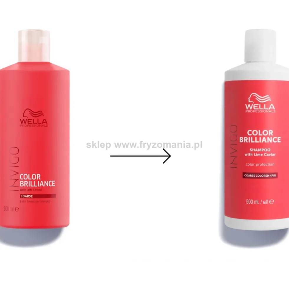 Wella Professionals Invigo Color Brilliance Coarse Szampon do włosów farbowanych, grubych 500ml