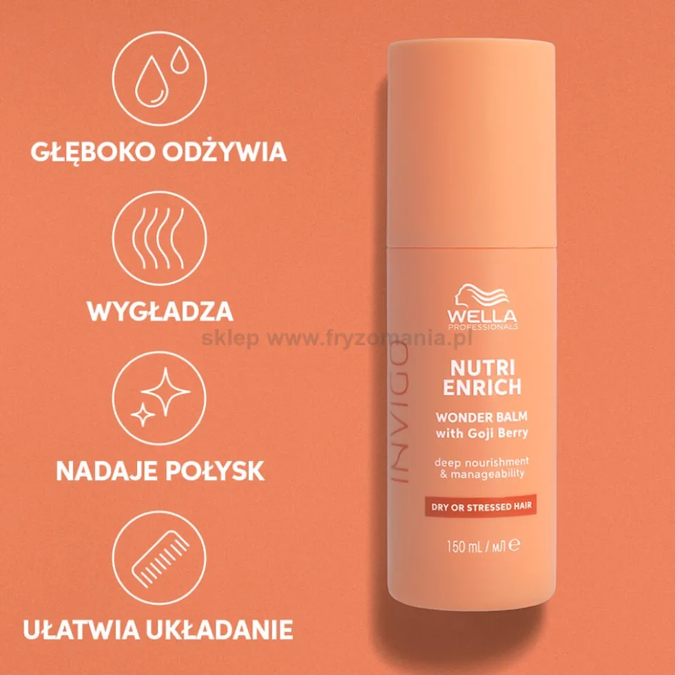 Wella Professionals Invigo Nutri Enrich Balsam silnie rewitalizujący włosy suche 150ml