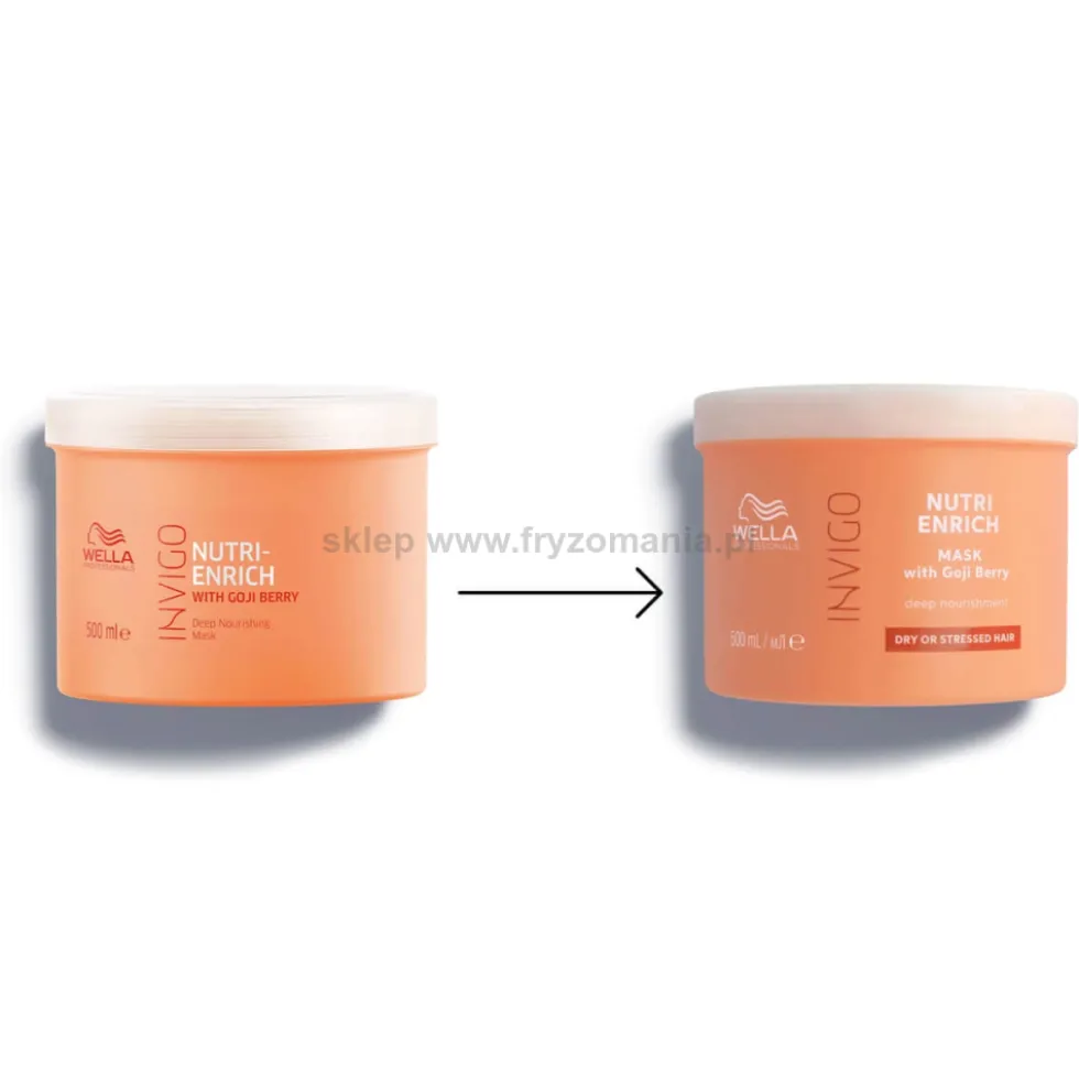 Wella Professionals Invigo Nutri-Enrich Maska silnie rewitalizująca włosy suche 500ml