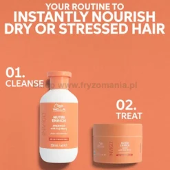 Wella Professionals Invigo Nutri Enrich Szampon rewitalizujący do włosów suchych 300ml