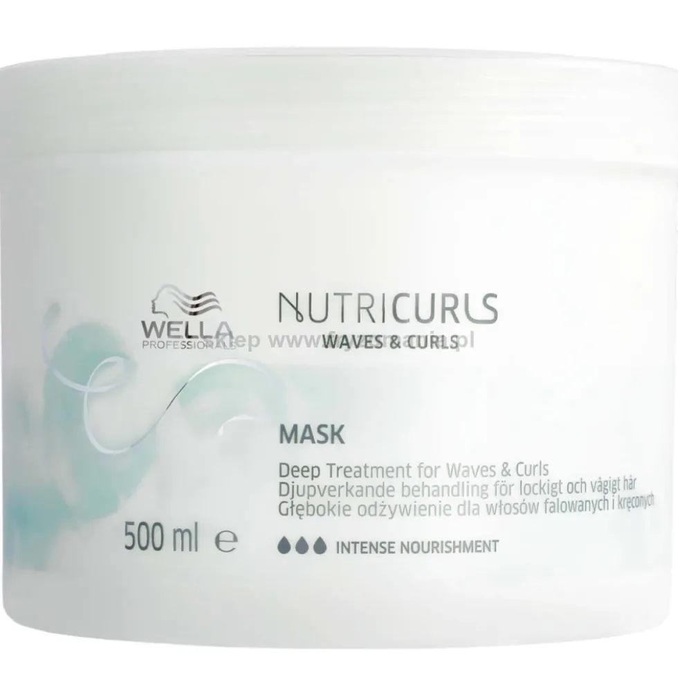 Wella Professionals Nutricurls Waves&Curls Maska do włosów kręconych i falowanych 500ml