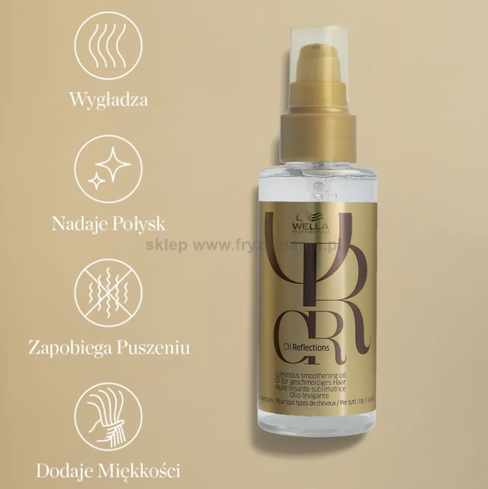 Wella Professionals Oil Reflection Olejek wygładzający włosy i przywracający im blask 30ml