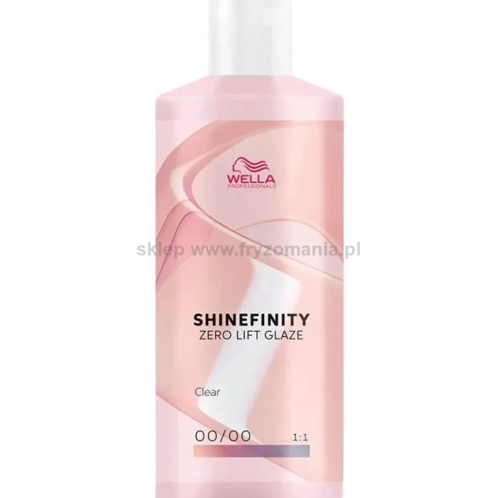 Wella Professionals Shinefinity Zero Lift Glaze 00/00 Booster Farba półtrwała do włosów 500ml