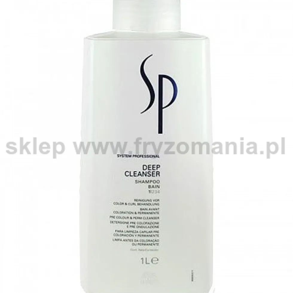 Wella Professionals SP Deep Cleanser szampon oczyszczający włosy i skórę głowy przed zabiegami chemicznymi 1000ml