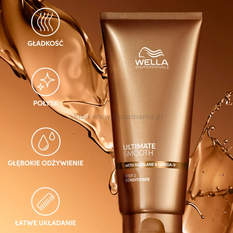 Wella Professionals Ultimate Smooth Odżywka do włosów suchych i puszących się 1000ml
