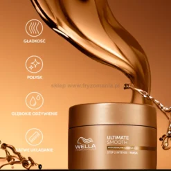 Wella Professionals Ultimate Smooth Maska do włosów suchych i puszących się 150ml