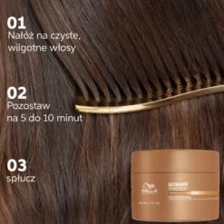 Wella Professionals Ultimate Smooth Maska do włosów suchych i puszących się 150ml