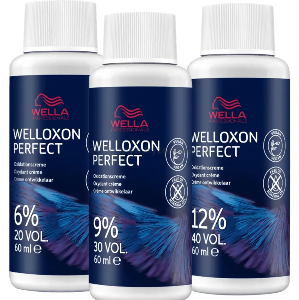 Wella Professionals Welloxon Perfect Kremowa emulsja utleniająca o stężeniach 6%, 9%, 12%, oxydant 60ml