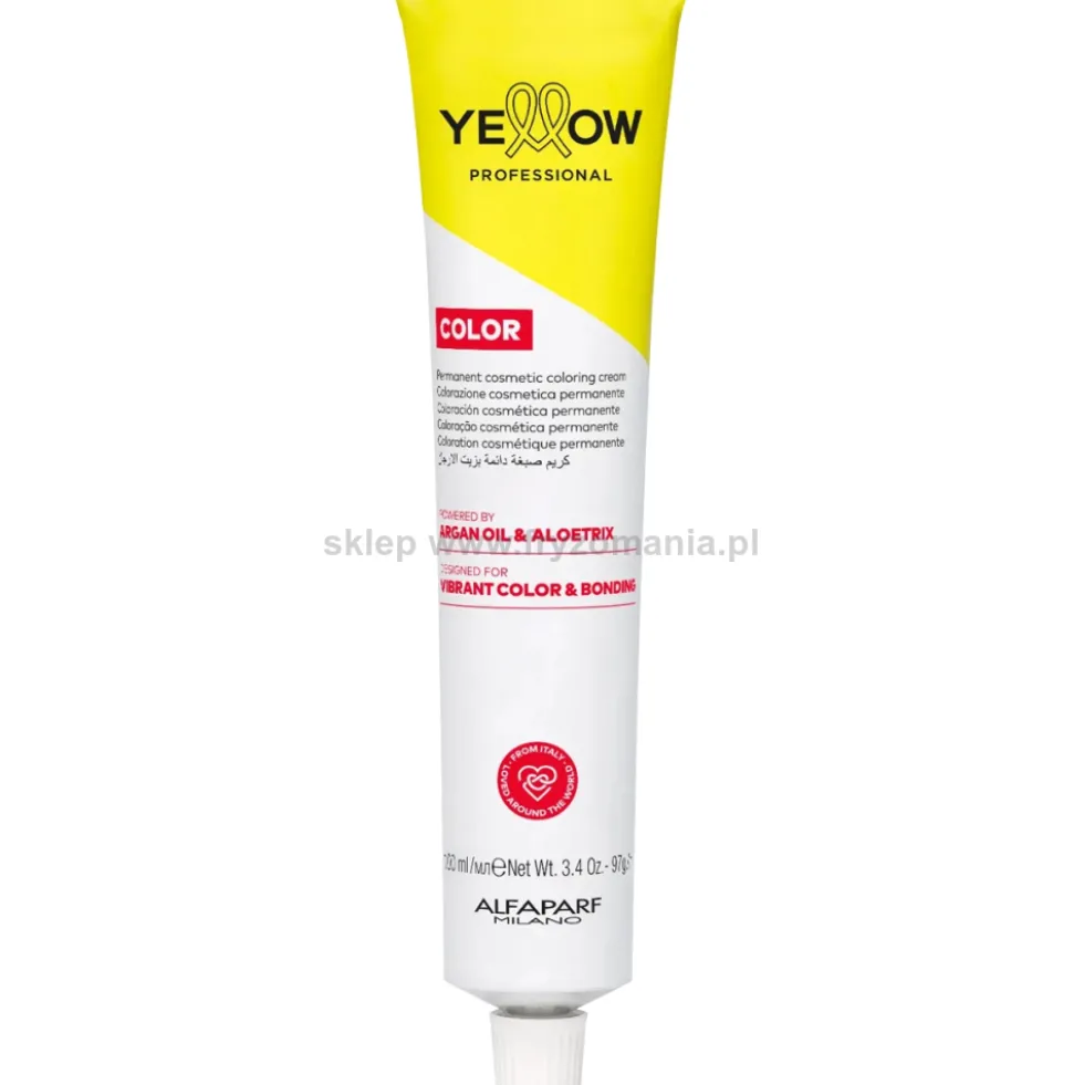 Yellow Professional Color Farba do włosów z olejem arganowym 100ml