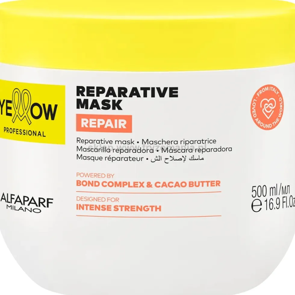 Yellow Professional Repair Maska do włosów zniszczonych 500ml