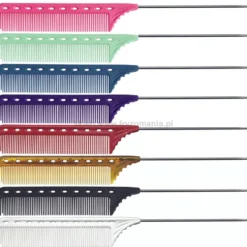 Y.S. Park YS-102 Grzebień fryzjerski ze szpikulcem metalowym, różne kolory