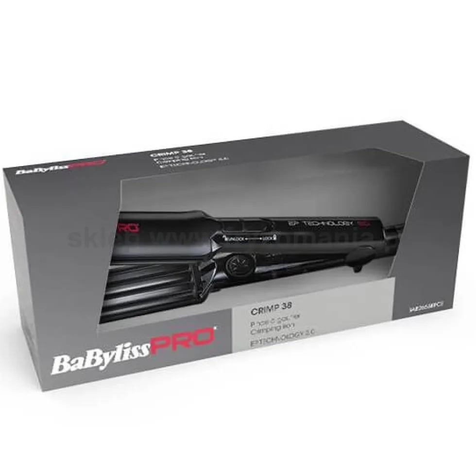 Zestaw - Babyliss Pro BAB2658EPCE Karbownica do włosów i klipsy fryzjerskie Babyliss Croco Clip