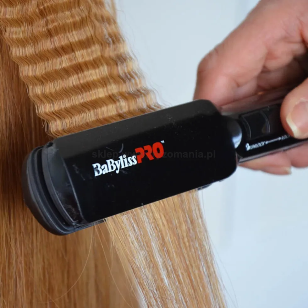 Zestaw - Babyliss Pro BAB2658EPCE Karbownica do włosów i klipsy fryzjerskie Babyliss Croco Clip